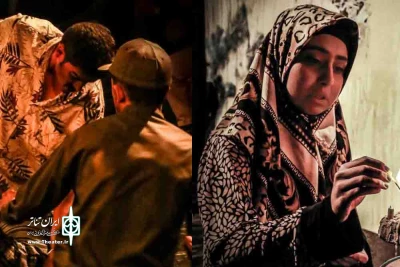 نمایش پشت کلانتری کوچه اول کنار تیر چراغ برق