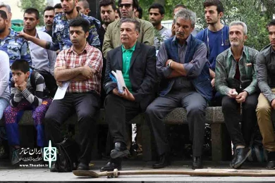 گزارش تصویری اجرای نمایش خیابانی «دریابان» در پنجمین همایش سراسری تئاتر مردمی خرداد