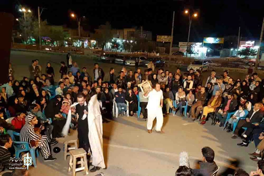 نخستین جشنواره ملی تئاتر خیابانی رضوی جنوب کرمان به روایت تصویر