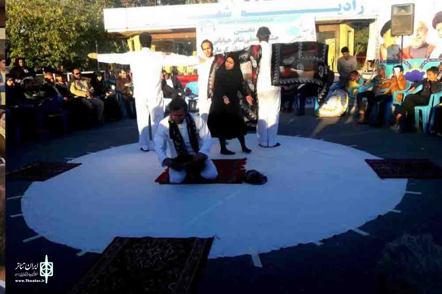 نخستین جشنواره ملی تئاتر خیابانی رضوی جنوب کرمان به روایت تصویر
