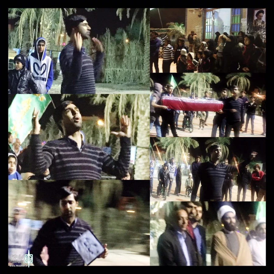«یادگاری» کاری از گروه تئاتر کامادی در جیرفت اجرا شد 2