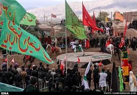 تعزیه خوانان کرمانی در جشنواره عاشورائیان استان فارس