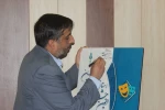 مراسم رو نمایی از پوستر دهمین جشنواره تئاتر استانی فجر در جیرفت برگزار شد. 2