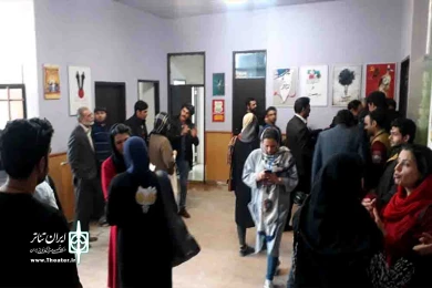 گزارش تصویری اولین روز از جشنواره تئاتر استان کرمان