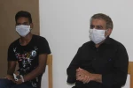 دیدار و گفتگوی محمد الله توکلی مسئول انجمن هنرهای نمایشی جنوب کرمان با هنرمندان قلعه گنج و رودبار جنوب. 6