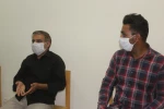 دیدار و گفتگوی محمد الله توکلی مسئول انجمن هنرهای نمایشی جنوب کرمان با هنرمندان قلعه گنج و رودبار جنوب. 7