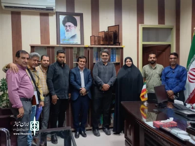 دیدارهیئت مدیره انجمن و مدیرکل اداره فرهنگ و ارشاد اسلامی جنوب کرمان
