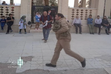 همایش هفته هنر انقلاب، نمایش "پایمردی" گروه تئاتر کرمون کارگردان: احسان رضوانی