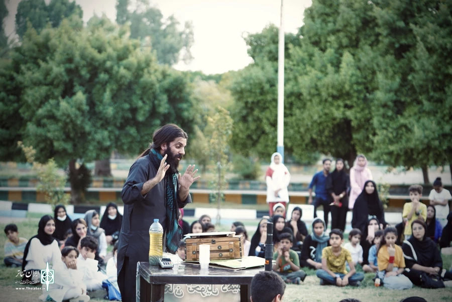 نمایش خیابانی «جامانده» در کهنوج اجرا شد 7