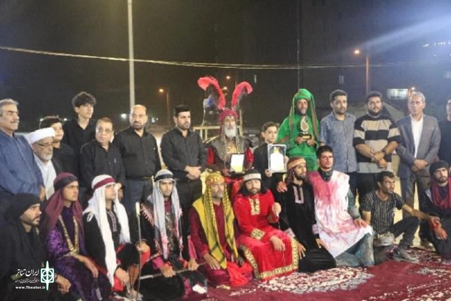گروه تعزیه ده زیار در سه بخش، برگزیده سوگواره کشوری بوشهر شد  2