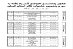 جدول اجراهای سی و پنجمین جشنواره تئاتر استان کرمان منتشر شد 2