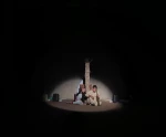 «زخم و کینه» اثر دیگر چهاردهمین جشنواره استانی جنوب کرمان به روی صحنه کهنوج رفت . 2