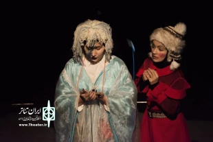 اجرای تئاتر «قمروی لب ندار» در شهرستان بافت 4