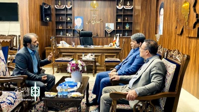 دیدار مدیر عامل انجمن هنرهای نمایشی استان با استاندار کرمان